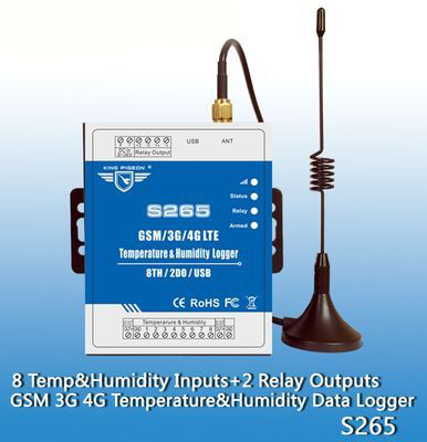 GSM / PC ტემპერატურისა და ტენიანობის კონტროლერი GLE-S265 